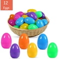 thumbnail image 3 of 12 Pcs Fillable Easter Eggs, 2.36'' Plastic Bright Easter Eggs Empty Bulk, Fillable Plastic Bright Eggs for Easter Egg Hunt, Surprise Eggs and Party Favors, 3 of 6