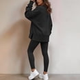 thumbnail image 5 of Mifsaly Track Suits 2 Piece Set for Women Loose Crewneck Sweatshirts and Base Leggings Fall Winter Daily Athletic Running Lounge Matching Outfits, 5 of 7