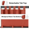 thumbnail image 3 of Rideaux Intérieurs Extérieurs pour Patio \ Panneau de Rideau à Oeillets Bloquant le Soleil pour Intimité, Rideaux Résistants aux Intempéries pour Gazebo, Véranda avant, Pergola, Kaki G x H Panneau, 3 of 9