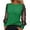 Green, variant on Crew Neck Short Sleeve T Shirt Soft Everyday Basic Top Comfortable Casual Fit For Versatile Wear Womens Compression Cold Gear