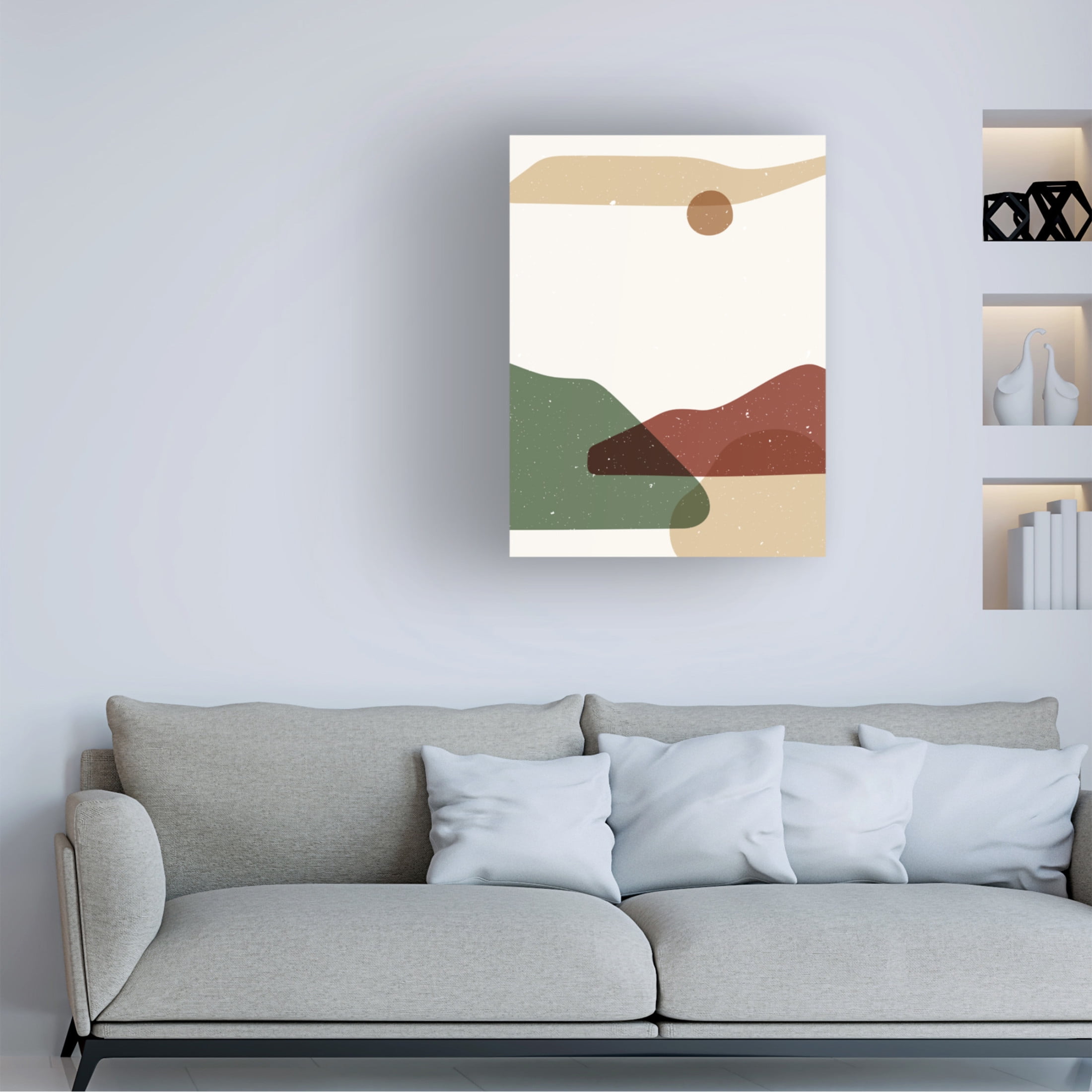 Trademark Fine Art NKTN Abstract composition 13 Canvas Wall Art