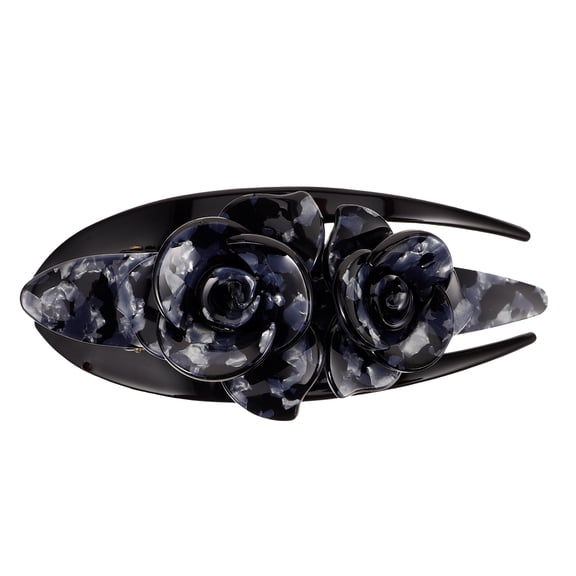 UPOUART Jaw Clips for Hair Acrylic Dark Blue Hair Clip for Ladies Styling and Holding Hair 1Pack