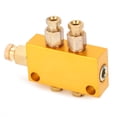 thumbnail image 1 of Adjustable Brass Lube Piston Separator Divider Valve Lubrication System TKType Oil Distributor Machinery, 1 of 7