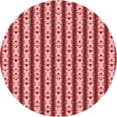 thumbnail image 1 of Ahgly Company Machine Washable Indoor Round Transitional Light Coral Pink Area Rugs, 6' Round, 1 of 7