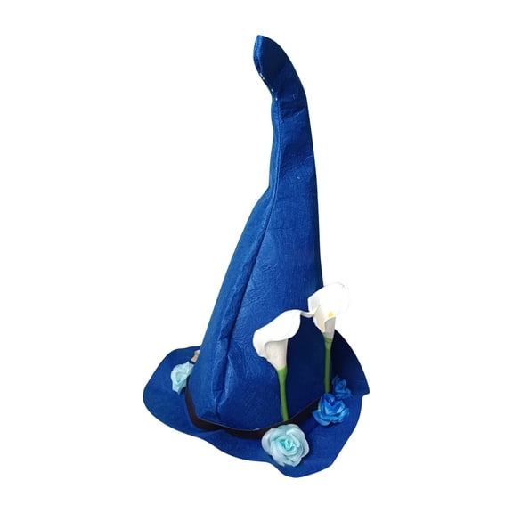 Halloween Witch Costume Women, Halloween Fancy Dress Witch Hat Witch Costumes Accessories Blue