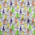 thumbnail image 1 of oneOone Polyester Spandex Yellow Fabric Beach Boat Quilting Supplies Print Sewing Fabric By The Yard 56 Inch Wide, 1 of 4