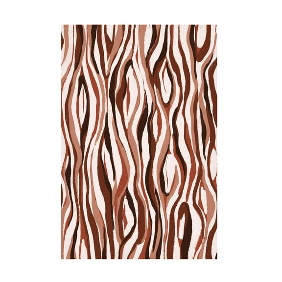 Canvas Wall Art - Treechild 'Pastel Tiger' Wall Art for Living Room, Bedroom, or Office D?cor by Trademark Fine Art - 12 x 19 Inches