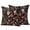 Black, variant on Watercolor Flowers Outdoor Pillow Covers 16x16 Set of 2,Waterproof Patio Throw Pillowcase Protectors,Farmhouse Floral Vintage Black Decorative Pillow Shams Cushion Covers for Seat Bed Couch Sofa