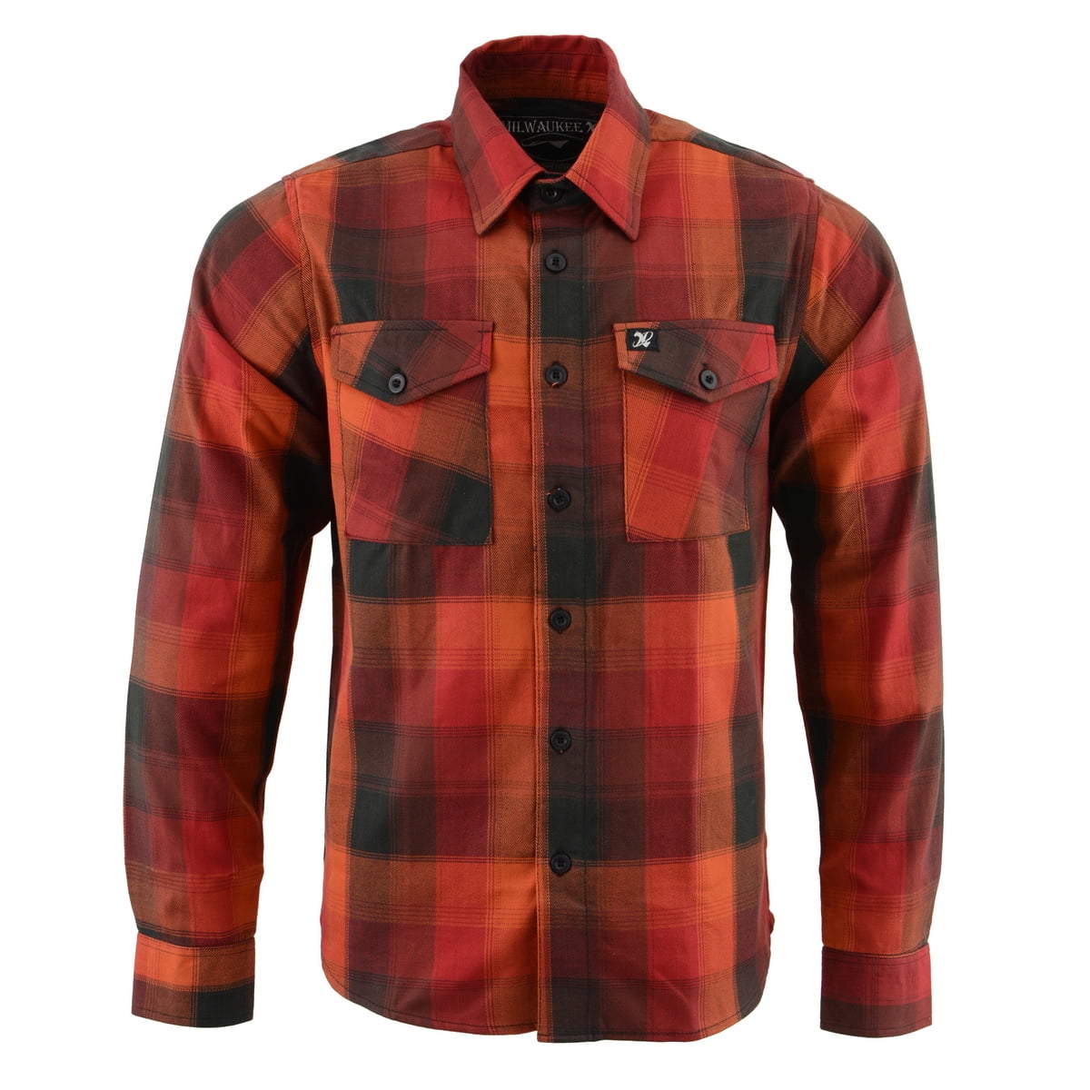 NEXGEN - NexGen MNG11641 Men's Orange, Red and Black Long Sleeve Cotton ...