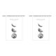 thumbnail image 3 of Ounissouiy Pintura de luna sin marco para colgar en la pared, pintura de fase lunar, cuadro de pared, decoración para sala de estar, 21 x 30 cm, tipo D D 21x30cm 2piezas Ounissouiy CBP174447, 3 of 6