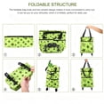 thumbnail image 4 of DLMCUH Foldable 2-in-1 Shopping Bag with Wheels, 23L Expandable Grocery Cart, Detachable Silent Wheels, Reusable Shoulder Tote for Supermarket, Travel & Errands(Green), 4 of 8