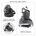 thumbnail image 4 of Wakeman LED Lantern, 2 in 1 Battery Powered Fan and Lantern Outdoors (Portable Fan), 4 of 8