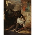 thumbnail image 2 of Antoine Johannot 15x18 Gold Ornate Wood Frame and Double Matted Museum Art Print Titled - Episode of the Revolution of 1848 (1848), 2 of 4