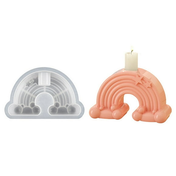 Molde para Velas, Vela de Té, Molde, Molde para Velas de Fundición de Resina, Portavelas Diy