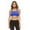 Royal Blue, variant on Women's Multi Strap Sports Bra w/Front Mesh, ROYAL BLUE M