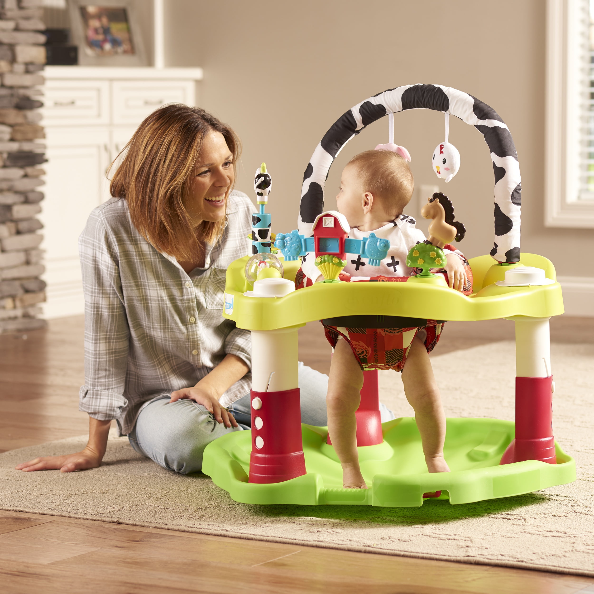 evenflo exersaucer mega safari