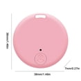 thumbnail image 2 of Localizador de alarma GPS Buscador remoto portátil para billetera Pet Key Phone Pink, 2 of 3