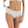 thumbnail image 6 of Womens' Comfort Cotton Briefs Firm Tummy Control Underwear Panty High Waist Cotton Boyshorts 4-Pack, 6 of 7