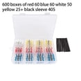 thumbnail image 2 of Monstrate 300 Pcs Red Solder Seal Wire Electrical Marine Connection Connector Automotive Terminal Sleeve with Butt Soldering Crimp Electrónica miscelánea 600PCS Tipo 10, 2 of 6