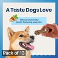 thumbnail image 4 of Blue Buffalo Medium Dental Chews for Dogs, Chicken & Spearmint 14-Count, 11.5 oz Bag (Pack of 13), 4 of 10