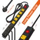 thumbnail image 4 of Protector contra sobretensiones Power Strip OKCHILD de 8 salidas de 10 pies con USB, 4 of 9