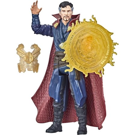 Spider-Man Marvel 6-Inch Mystery Web Gear Doctor Strange Action Figure, Includes Mystery Web Gear Armor Accessory and Character Accessory, Ages 4 and Up
