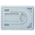 thumbnail image 2 of Fairnull Jewelry Bead Board with Scale Groove Design 3 U-Shaped Channels Board Jewelry Bracelet Necklace Making Tool, 2 of 11