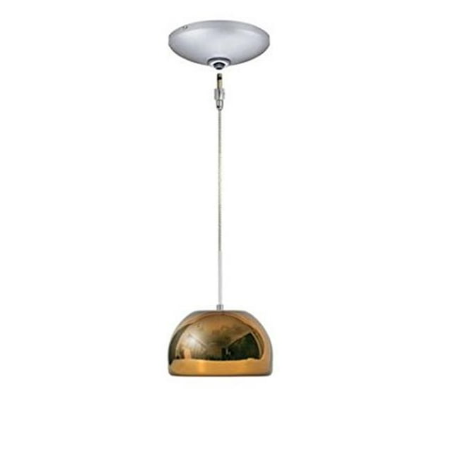 Jesco Lighting KIT-QAP501-CCSN Plated Double Chocolate Wall Bowl