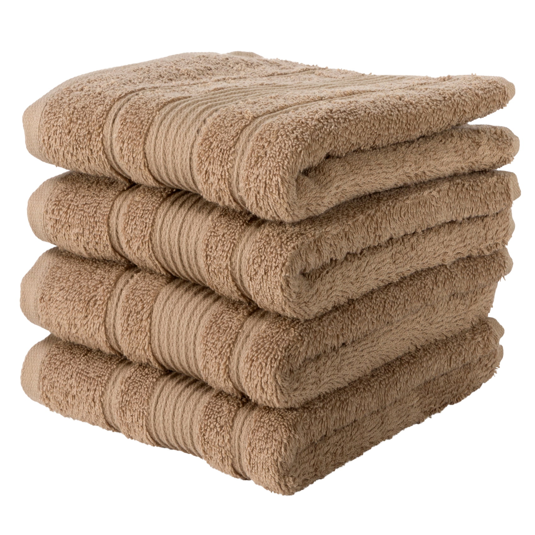 KAFTHAN Textile Plaid Turkish Cotton Bath Towels (Set of 4),  59Lx35Wx0.5H - Fry's Food Stores