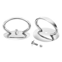 2pcs Universal Pot Lid Top Replacement Knob, Heat Resistant Stainless Holding Handles Knob Silver Tone