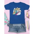 thumbnail image 3 of Kids In A Rainbow Traind T-Shirt Juniors -Image by Shutterstock,  x-Large, 3 of 4