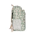thumbnail image 2 of Tourbon Canvas Daisy Pattern Bike Rear Rack Pannier and Pickleball Racket Backpack, 2 of 12