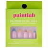 PaintLab Luna Reusable Press-On Gel Nails Kit, Pastel Rainbow, 24 Count