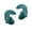 Green, variant on Adult Swimming Earplugs Reusable Silicone - Soft and Comfortable Ear Plugs Suitable for Surfing Diving Pools Showers Water Sports - Dark Blue