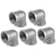 thumbnail image 5 of Adaptador de tubo de codo, 5 piezas de accesorios de tubería de conector de codo de acero inoxidable 304 de durabilidad extendida, 5 of 8