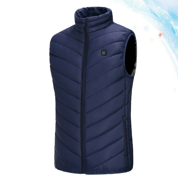 HEANUJJ Mens Body Warmers Heated Vest Blue 1Set