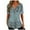 a Sky Blue, variant on LYXSSBYX Short Sleeve Womens Tops Clearance Women's Tunic Tops for Leggings Short Sleeve Shirts Botton Up Casual Ruched Blouses Clothes