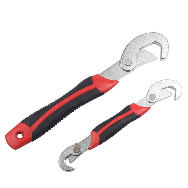 Pipe Wrenches, 2pcs Ergonomic Design Multifunctional Wrench for Home Repair