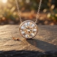 thumbnail image 5 of Rosec Jewels IGI Certified Lab Grown Diamond Necklace (5 Carat, E-VS1 Quality) - Big Diamond Necklace - with Jewelry Box, 925 Sterling Silver, 5 of 8