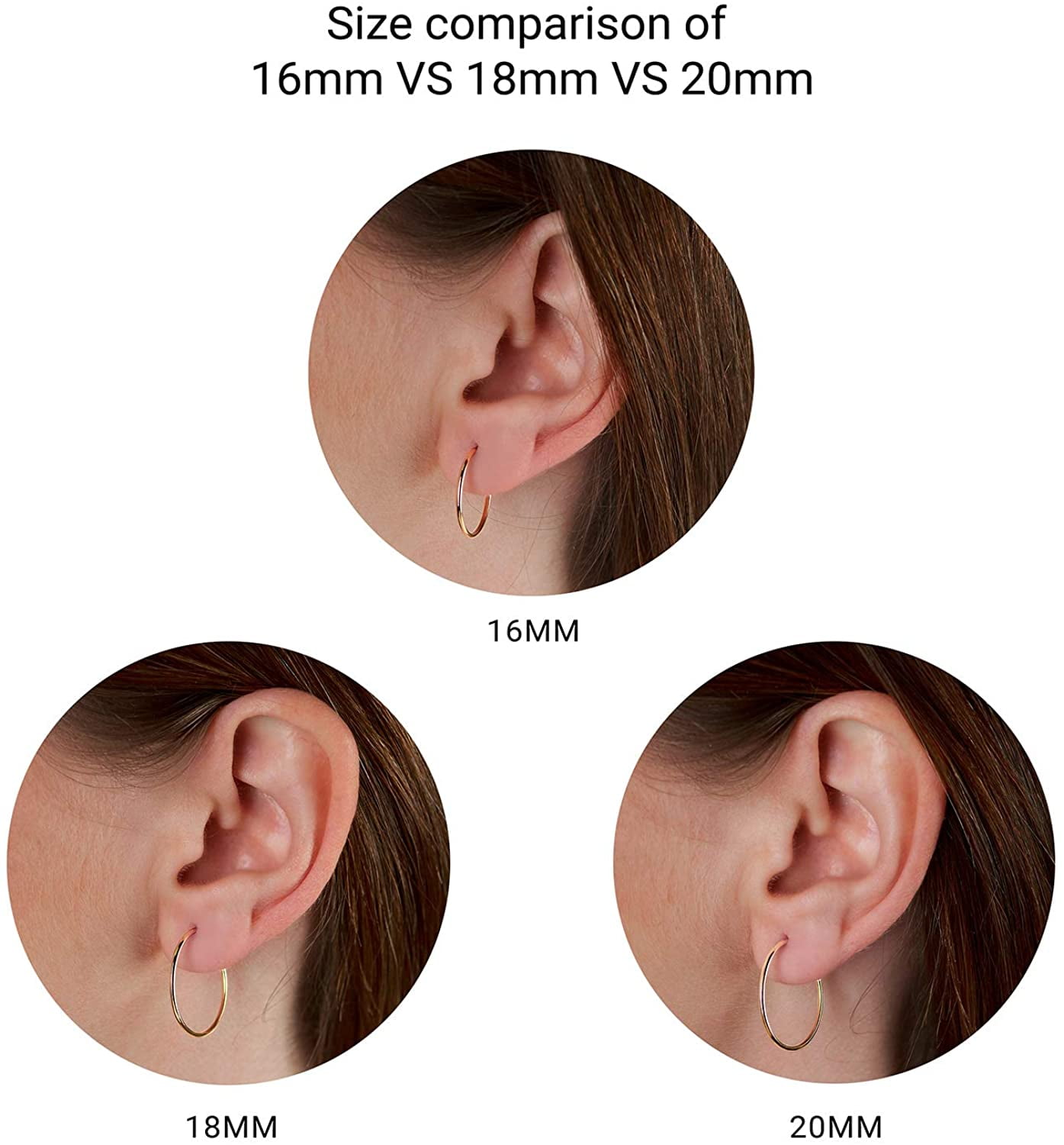 How to Pick the Perfect Hoop Earring Sizes  Monica Vinader