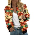 thumbnail image 2 of Jamicy Womens Jackets Valentine's Day Gifts Bomber Jackets Lightweight Full Zip Up Cropped Coats Fashion Windbreaker Outerwear Casual Quilted Jacket, 2 of 5