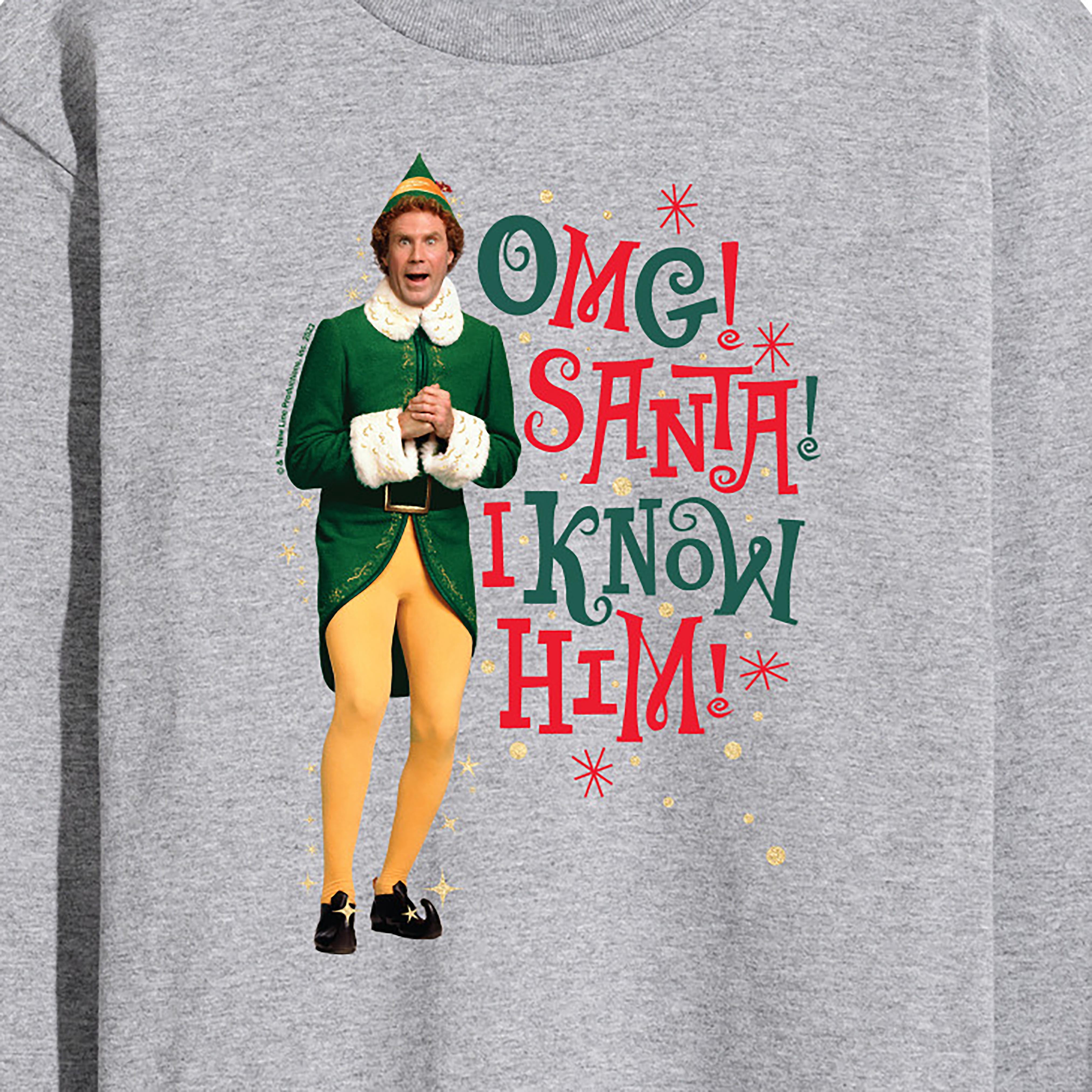 ELF - Christmas Omg I Know Him - Men's Long Sleeve T-Shirt