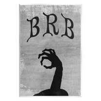 Stupell Industries BRB Zombie Graveyard Holiday Painting Unframed Art Print Wall Art, 13 x 19