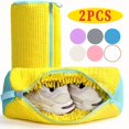 thumbnail image 1 of 2 Pcs Sacs à Linge Réutilisables pour Machine à Laver - Sacs en Polyester de Haute Qualité Résistants aux Déchirures et Anti-Enchevêtrements, Jaune Vif, Faciles à Ranger, Offre Vendredi Fou : Sacs Organisateurs de Linge, Nouveau Noël, 1 of 6