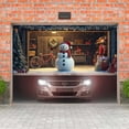 thumbnail image 5 of EUDIDV Xmas Ornaments Christmas Garage Door Banner Cover Colorful Snowflakes Christmas Garage Door Decorations Holiday Christmas Background Decorations Winter New Year Party Festive Supplies, 5 of 5