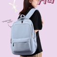 thumbnail image 2 of Women's School Bags Travel Large Capacity Backpack Blue, 2 of 5
