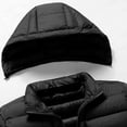 thumbnail image 5 of Men's Padded Jacket with Stand Collar and Zip Pockets in Short Length for Casual Style, 5 of 8