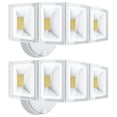 thumbnail image 3 of USTELLAR 100W LED Flood Light Outdoor, 10000LM 5000K Super Bright Flood Lights Outdoor, Exterior Security Light, Switch Controlled Flood Light Hardwired For Eave, Backyard 2 Packs, 3 of 10