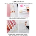 thumbnail image 3 of Makeup Brush Set - 4 In 1 Portable Travel Lip Brush, Highlight Brush, Eyeshadow Brush, Foundation Blending Powder Brush Mini Facial Makeup Brush Set, 3 of 4
