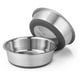 thumbnail image 1 of Tazón de Acero Inoxidable TEZXSAEW Gris para Mascota, Set de 2 para Perros y Gatos, 1 of 7